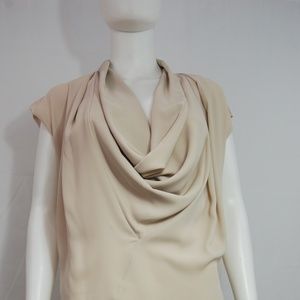 THML Beige Flowing Sleeveless Top NWT